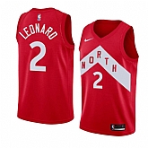 Raptors 2 Kawhi Leonard Red Earned Edition Nike Swingman Jersey,baseball caps,new era cap wholesale,wholesale hats